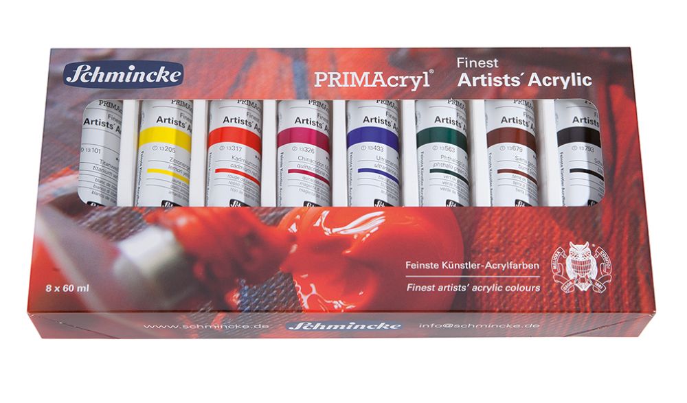 Schmincke Primacryl-Set 8 x 60 ml