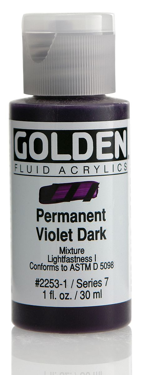 Golden Fluid Acrylfarbe 30ml Flasche PG 7