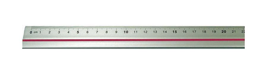 Alu-Lineal 15cm beidseitig metrisch