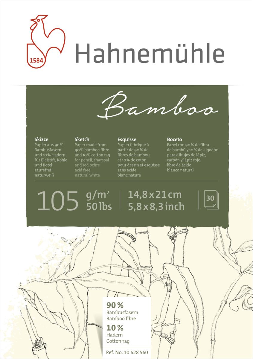 HM Skizzenblock Bamboo 105 g/m² A5 30 Blatt