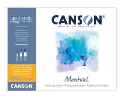 Canson Graduate Aquarellblock 250 g/m² A4 20 Blatt