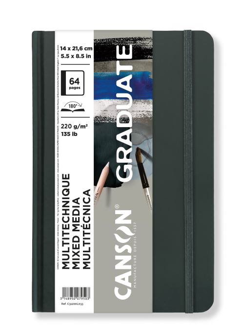 Canson Graduate Mixed Media A4 200 g/m² 20 Blatt 