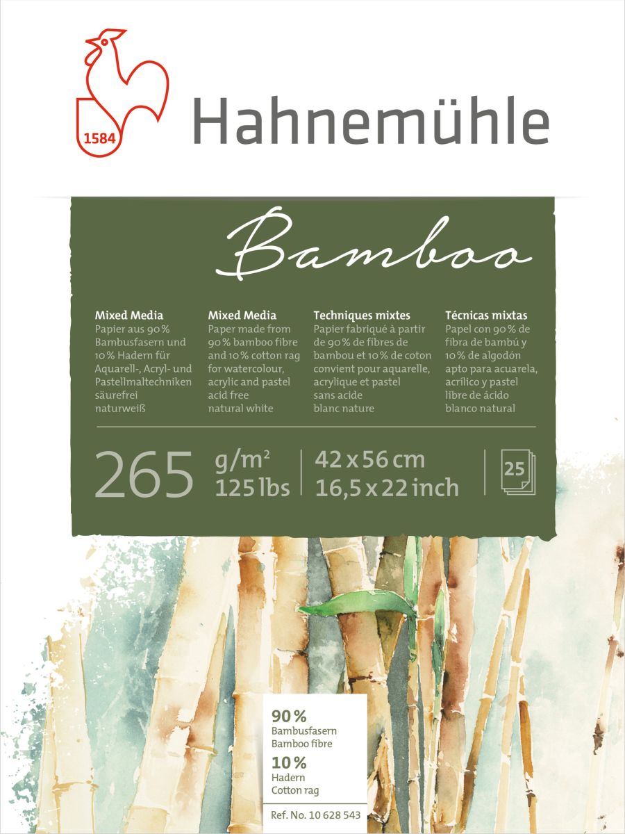 HM Skizzenblock Bamboo Mixed Media 265 g/m² 42x56 cm 25 Blatt