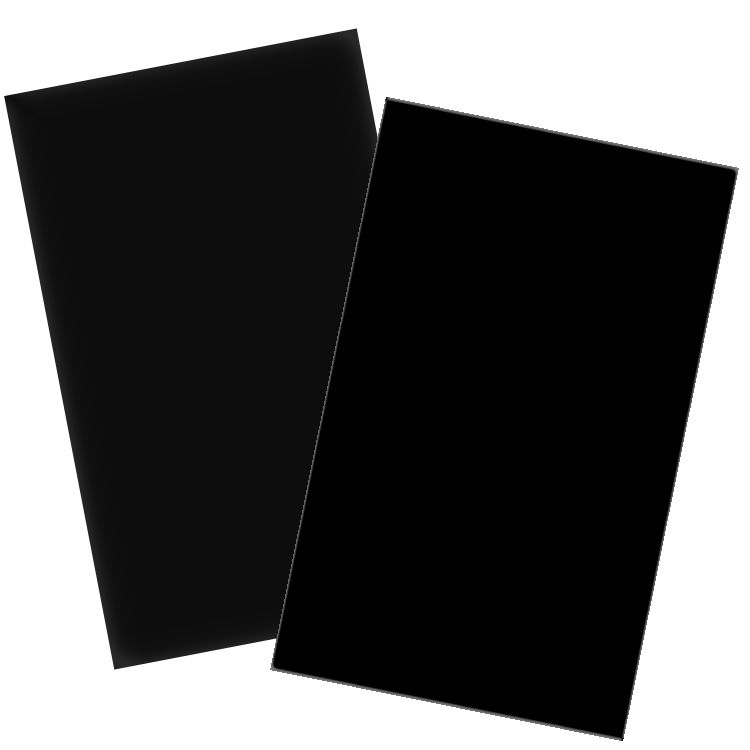 Präsentations-Karton 1,5mm 50x70cm schwarz/schwarz matt