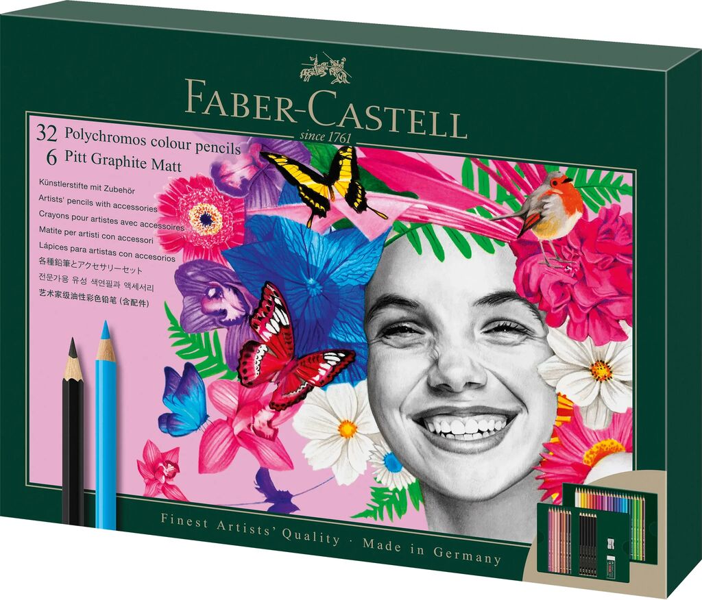Faber-Castell  Polychromos Farbstift 12er Metalletui