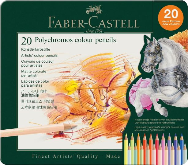 Faber-Castell  Polychromos Farbstift 12er Metalletui