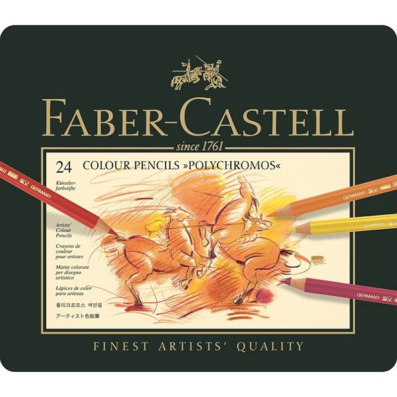 Faber-Castell  Polychromos Farbstift 24er Metalletui