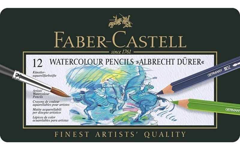 Faber-Castell  Albrecht-Dürer-Aquarellstift 12er Metalletui