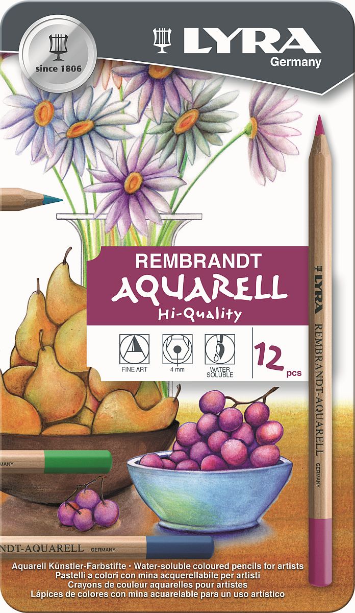 Lyra Rembrandt Aquarell-Stift 12-er Set