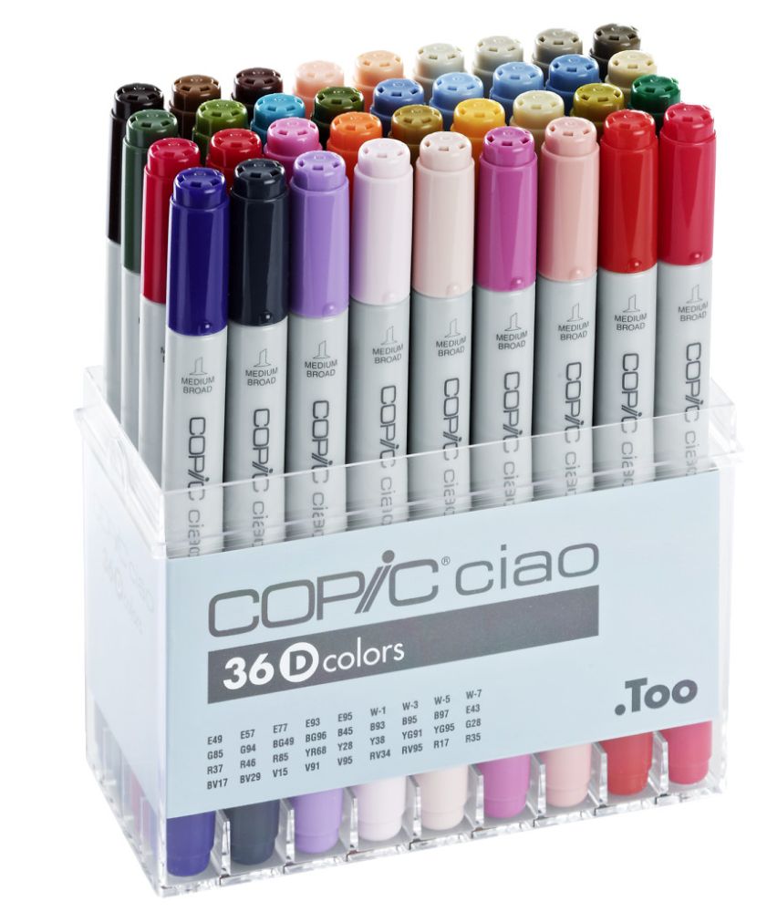 Copic Ciao Set D Acryldisplay 36 Marker